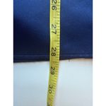 NWT y2k ABS Satin Strapless Cocktail Mini Peplum Dress in Blue Size 10 Photo 7