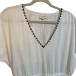 Michael Stars Mila Embroidered Cover Up White Beach Vacation Soft Girl Sz M Photo 5