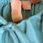 Slip Dress Green Midi Dress with Slit Size S Photo 5