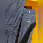 Banana Republic Blue Indigo Cotton Button Front Shirtdress Shirt Dress Size 4 Photo 10