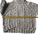 Moon & Madison Chunky Cable Knit Sweater Womens M Turtleneck Cozycore Marled Photo 8