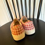 J.Crew pink gingham canvas slip on sneakers 6 Photo 4