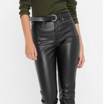 Gibson Latimer NWT Classic High Rise Skinny Fit Faux Leather Pants in Black Photo 0