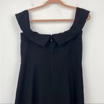 Show Me Your Mumu  upton off shoulder solid black high slit maxi dress xxs Photo 5