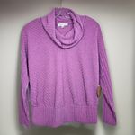 NWT PARALLEL SKIES Size Medium Top Rose Pink Cowl Neck Cozy Fashion Boutique ￼ Photo 0