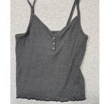 American Eagle 3 for $25. Women's  Ribbed Tank Top, Size S, Gray Photo 0