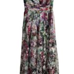 Marchesa Notte Floral Off Shoulder Appliqué 3D Formal Evening Gown Size 14 White Photo 14