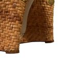 BCBGMAXAZRIA Raisa White Cream Leather Wedge, Sz 6.5 Photo 13