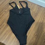 SKIMS NWT Onyx Scoop Neck One Piece Swimsuit Size XL $88 Photo 2