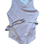 NWT ASOS Missguided nude bodysuit‎ size 12 super soft Tan Photo 0