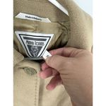 Marvin Richards Womens Vintage Tan Wool Cashmere Blend Overcoat Size 14 Trench Photo 4