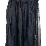 GoldStar‎ Women Maxi Skirt Black Chiffon Overlay Adjustable Whimsigoth Fairy Y2K Size undefined Photo 0