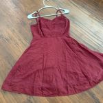 Old Navy Maroon Flowy Dress Photo 0