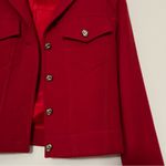 Clifford & Wills Red Wool Cropped Jacket Photo 2