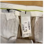 Rene Lezard Womens Khaki Beige Cotton Blend Dress Pants Straight Leg Size 36 4/6 Tan Photo 4