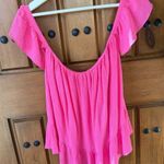 MISA Los Angeles MISA Pink Off-Shoulder Women's‎ Top Small Photo 1