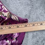 Iz Byer  California Blouse Large Floral Print Ruched Neck Tank Top Babydoll Y2K Photo 9