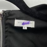 Mistress Rocks Top Womens Size Large Decisions Bralette Long Sleeve Black Photo 3