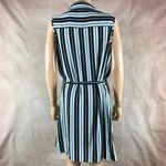 City Chic  Striped Sleeveless Button Front Shirt Dress Size 14 Photo 7