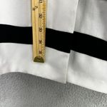 Calvin Klein Dress 6 Black White Sleeveless Midi Sheath Career Modern Chic Photo 2