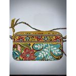 Vera Bradley  Provencal Yellow All In One Wristlet Crossbody Floral Pattern P Photo 1
