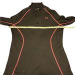 Under Armour Women’s Black and Pink 1/4 Zip Long Sleeve Athletic Top L Photo 4
