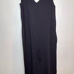 Any Body XXS Black Jumpsuit Cropped Wide Legs Casual Loungewear Photo 1