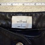 Wilfred Aritzia Straight Leg Leather Pants Photo 2