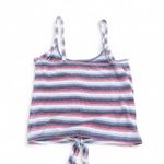 American Eagle  Outfitters Striped Tank With Tie Front Detail Size Medium Photo 1