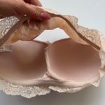 Spanx  Bandeau Undie-tectable Strapless Bra Lace 30031R Nude Tan Size Medium Photo 3