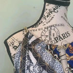 INC I.N.C Satin Blue Blouse Top Women’s XL Extra Large Sleeveless w/ Chain Detail Photo 3