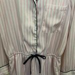 Forever 21  Pink & White Striped PJ Romper Medium Photo 1