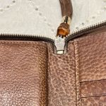 Brown Sima Bamboo & Tassel Zip Around Organizer Wallet w/ Gucci Bag & COA Photo 9
