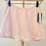 Wild Fable  Women's Pink Seamless Skort Undershorts Lace Trim Bow Size L Photo 0