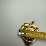 Avon Gold Tone Leaf Faux Pearl Locket Solid Perfume Holder Brooch Pin Photo 2