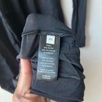 Rebecca Taylor  Pleated Knit Mock Neck Open Back Long Sleeve Black Maxi Dress XS‎ Photo 10