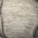 Livi Active Gray and Black Short Sleeve Hoodie Size 18 Photo 1