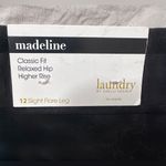 Laundry by Shelli Segal NWT Laundry Madeline Classic Fit Relaxed Hip High Rise Slight Flare Leg Size 12 Photo 3