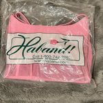 New Retro Pink Suede Haband Purse with Pocket Photo 3