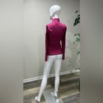 NWT Hyacinth House Elle Woods Pink Turtleneck S | Glitter Knit Top | Retail $120 Photo 5