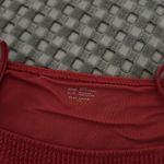 Aerie  Coral Ribbed Tie-Side Bikini Bottom Photo 2