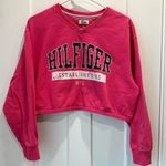 Tommy Hilfiger  V-Neck Cropped Sweatshirt Size Small Photo 0