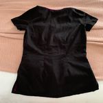 Grey's Anatomy Black & Purple Scrub Top Photo 2