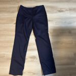 Doncaster  Collection Women's Navy Blue Cotton Spandex Straight Leg Pants Size 8‎ Photo 9