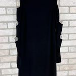 Tess Giberson Black Wool Cutout Long Sleeve Sweater Dress Size S Photo 3
