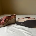 Igi & Co Italian Leather Wedge Sandals Brown Slingback Platform Heels‎ 37 US 6.5 Photo 4