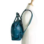 Beck Pack Italian Leather Beck Bag Backpack Tote Turquoise Green Photo 11