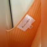 Line and Dot NWT  Orange Ribbed V-Neck Tank Top Sherbert Orange Size Medium Photo 5