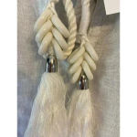 Sigrid Olsen ‎ Oversized Blue & White Maxi Dress Linen Blend Short Sleeve Size L Photo 4