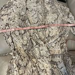 Reformation  Monica women’s snake print dress L Photo 4